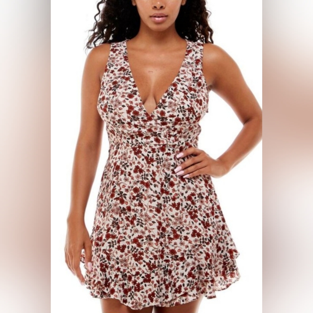 B-Darlin Floral Mini Dress